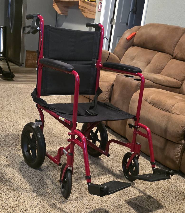 Drive Transport Wheelchair Lightweight Collapsible