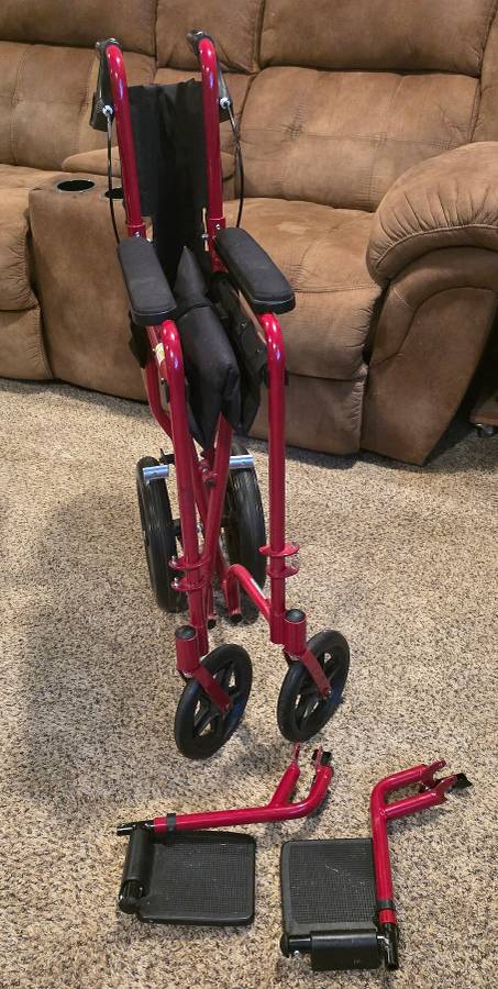 Drive Transport Wheelchair Lightweight Collapsible