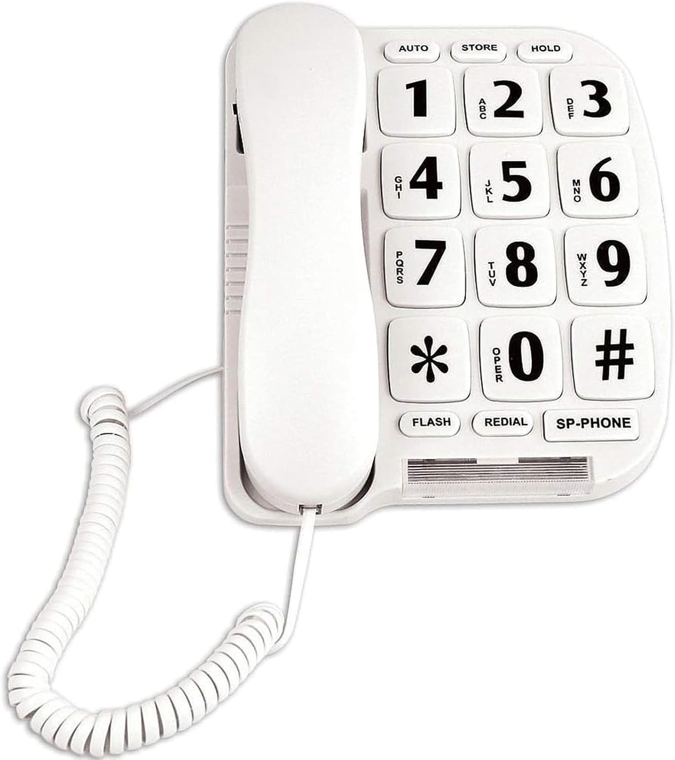 Big Button Land Line Telephone for Elderly or Hard of Sight - Like New!!!