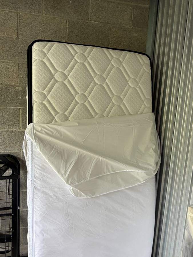 Twin Bed, Frame, Mattress, Etc. - Perfect for College Dorm