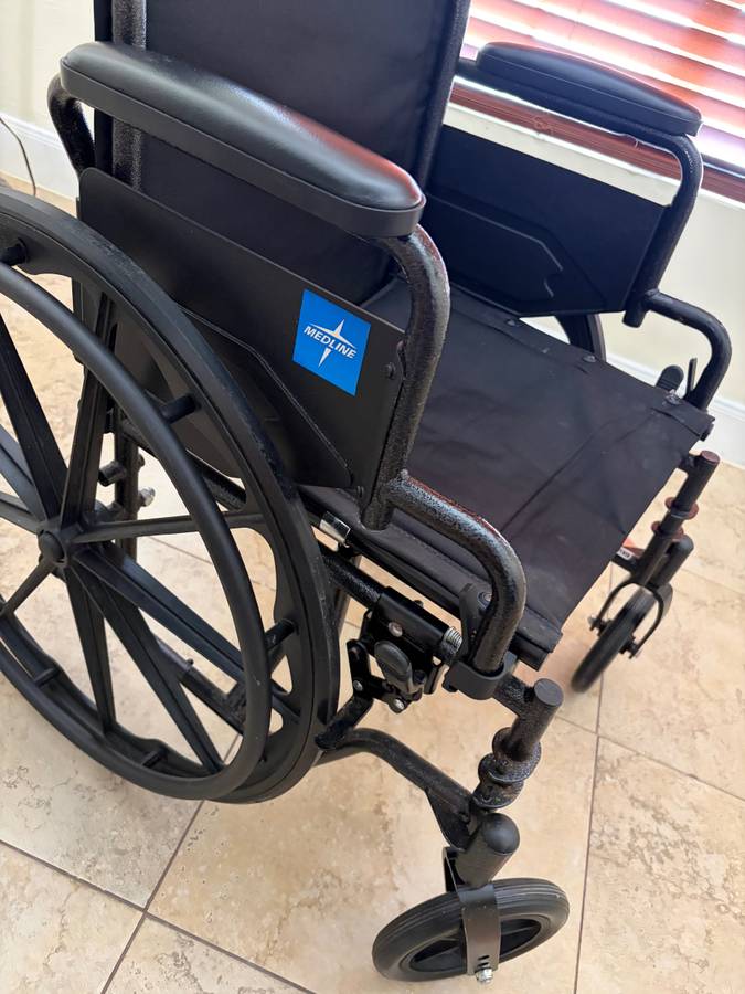 Invacare Wheelchair with Padded Armrests