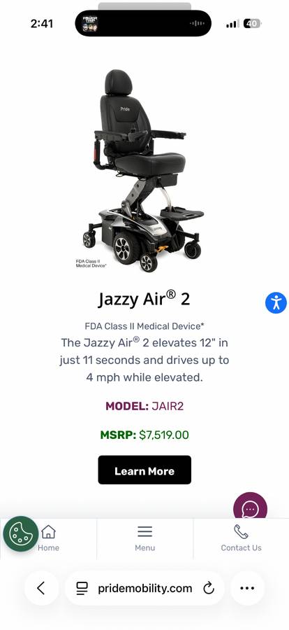 Power/ Electric Wheelchair