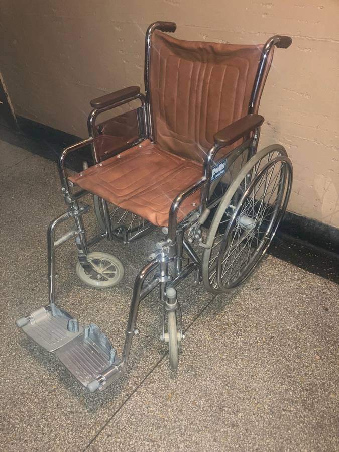Folding Disabled Handicapped Elderly Wheel Chair Transport Wheelchair