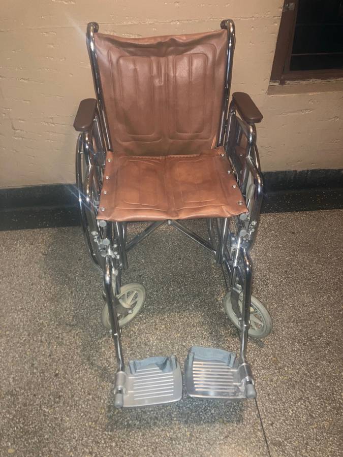 Folding Disabled Handicapped Elderly Wheel Chair Transport Wheelchair