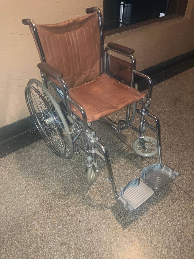 Folding Disabled Handicapped Elderly Wheel Chair Transport Wheelchair