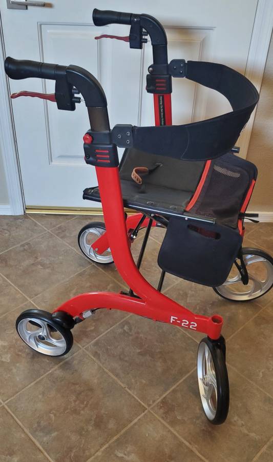 Red, Drive F22 Rollator Walker