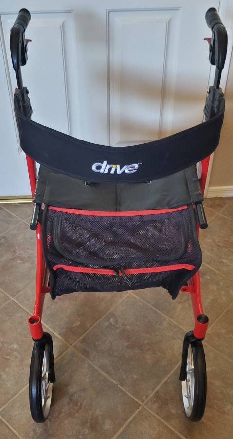 Red, Drive F22 Rollator Walker