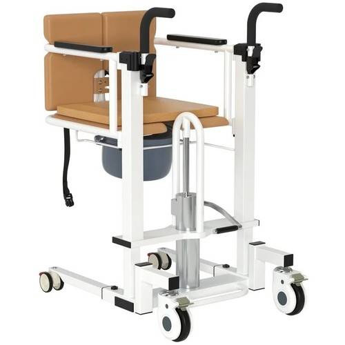 Patient Lift Transfer Chair for Home,180° Split Seat for Elderly