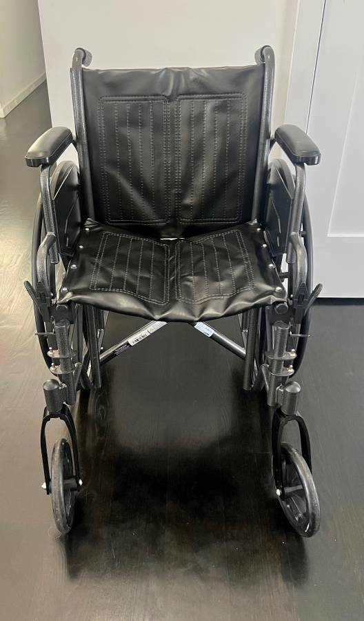 Foldable wheelchair 17” Seat