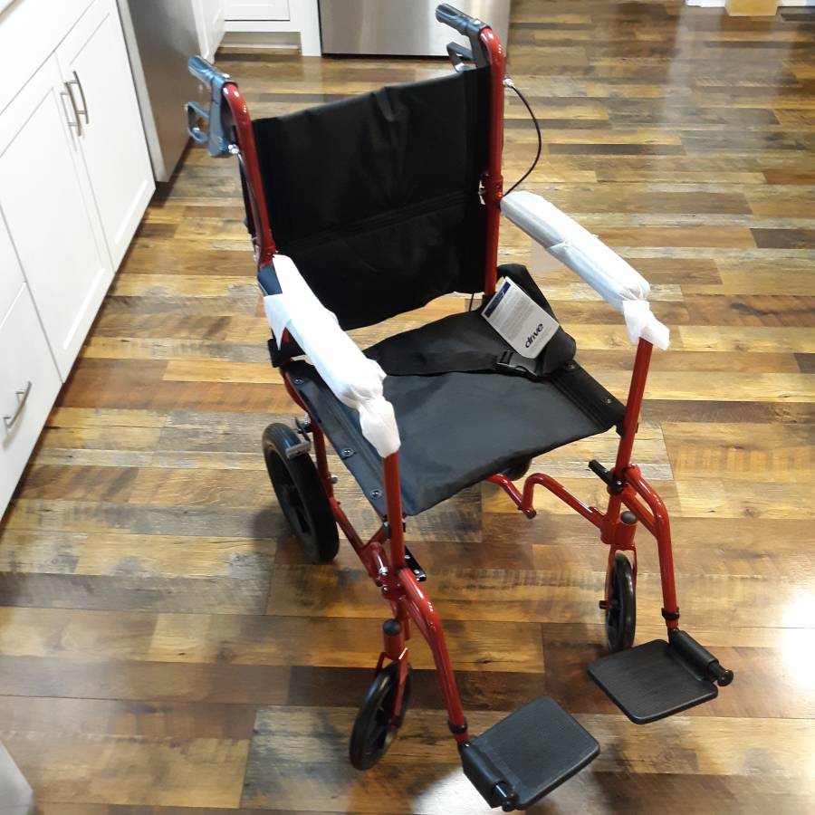 Drive Medical Lightweight Expedition Transport Wheelchair