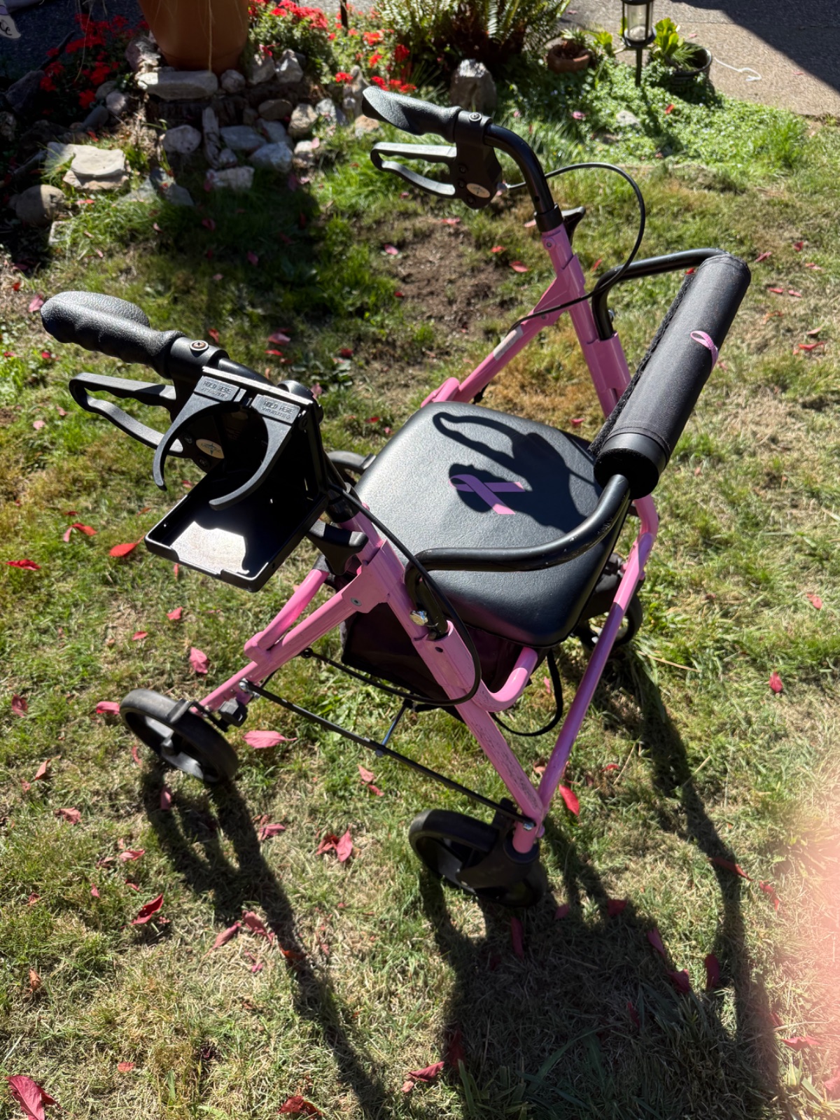 Medline Breast Cancer Awareness Rollator Walker