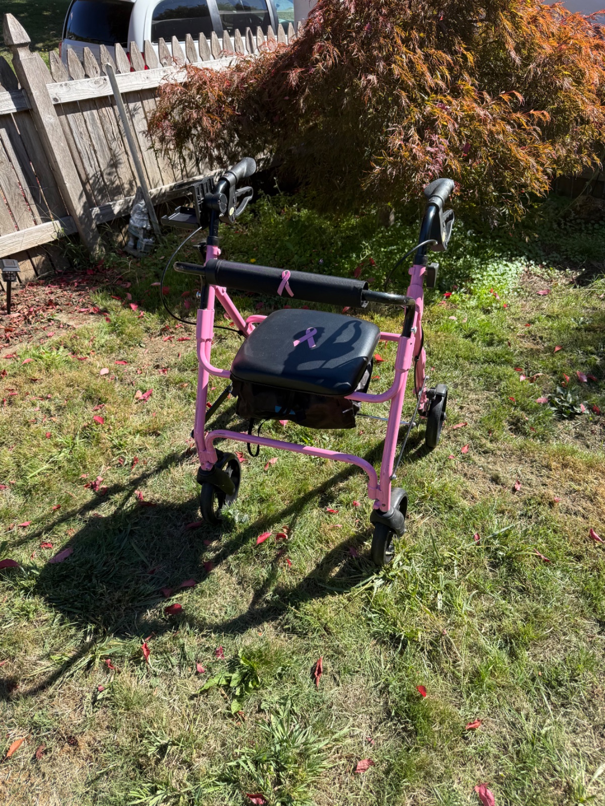 Medline Breast Cancer Awareness Rollator Walker