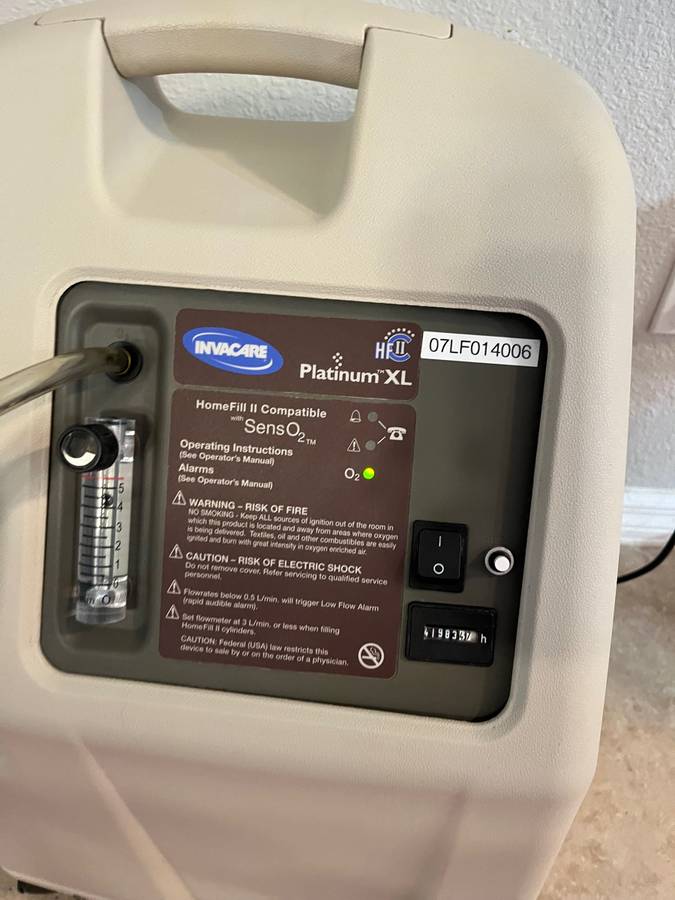 ResMed AirCurve 10 VAUTO BiLevel Machine + Invacare Platinum XL Oxygen