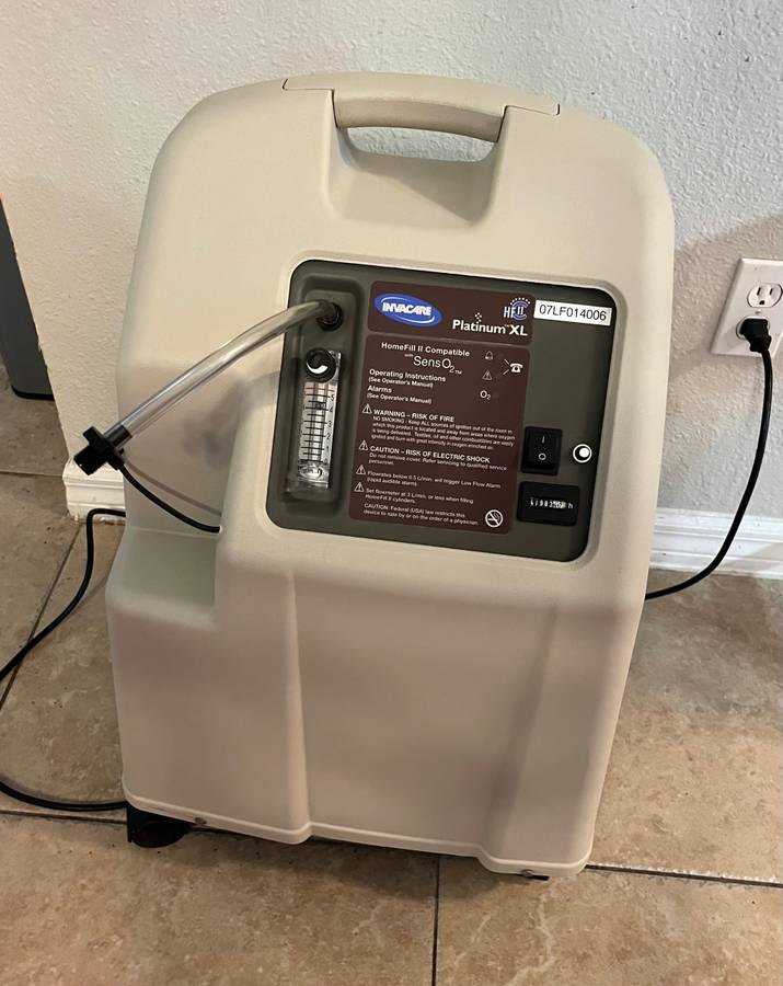 ResMed AirCurve 10 VAUTO BiLevel Machine + Invacare Platinum XL Oxygen