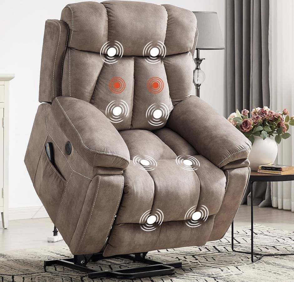 POWER LIFT RECLINER CHAIR With massage and heated