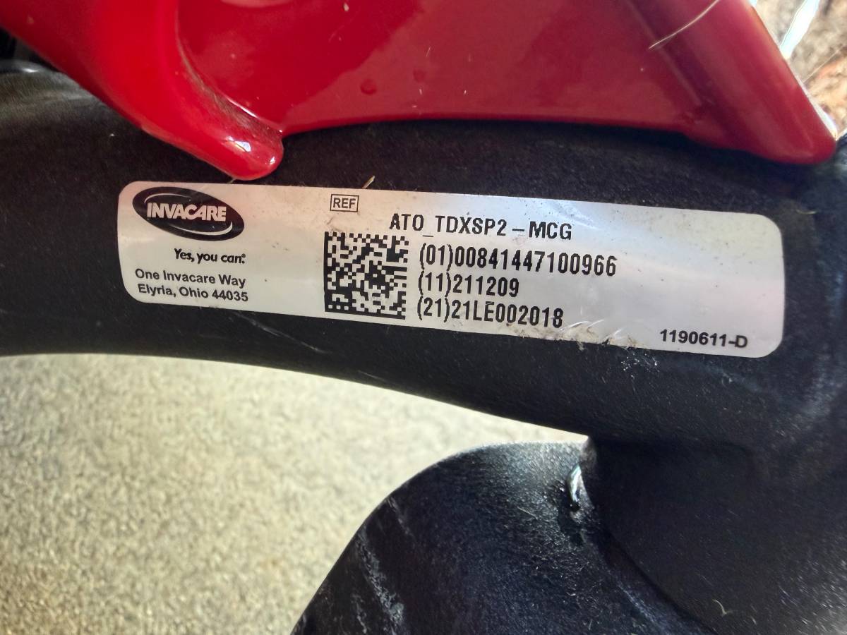 Invacare TDX SP2-MCG Power Wheelchair