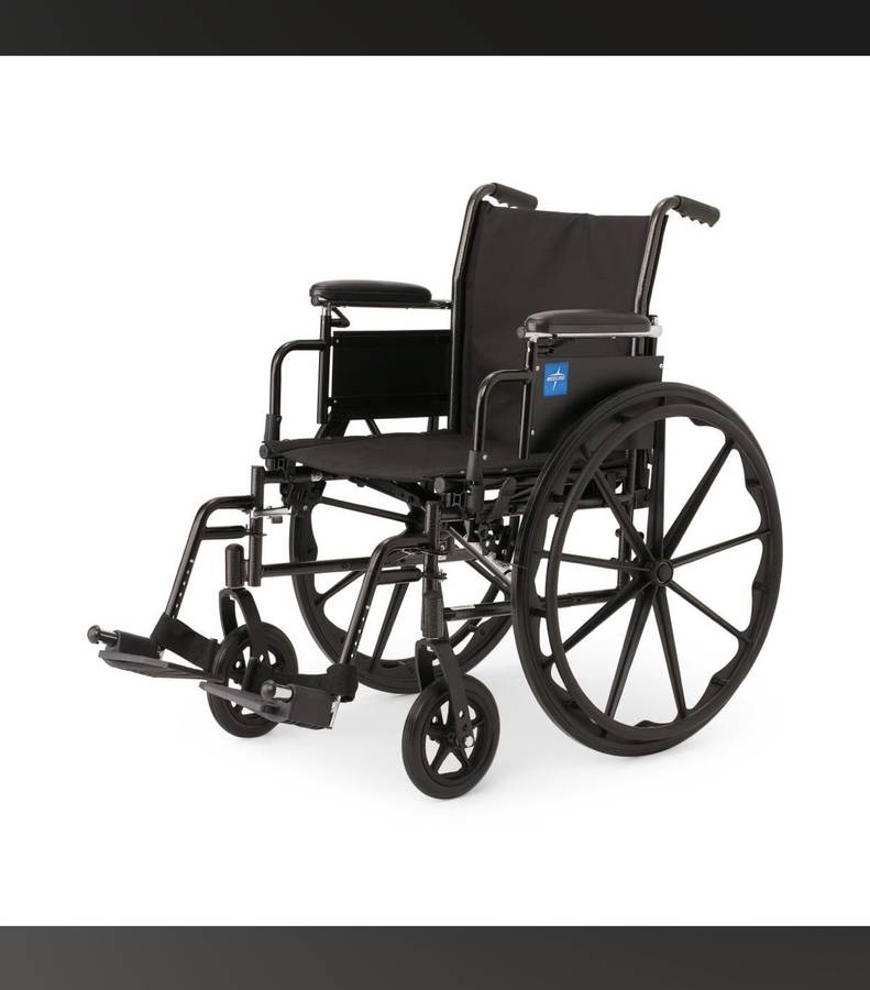 Wheelchair: Medline Guardian K3, foldable