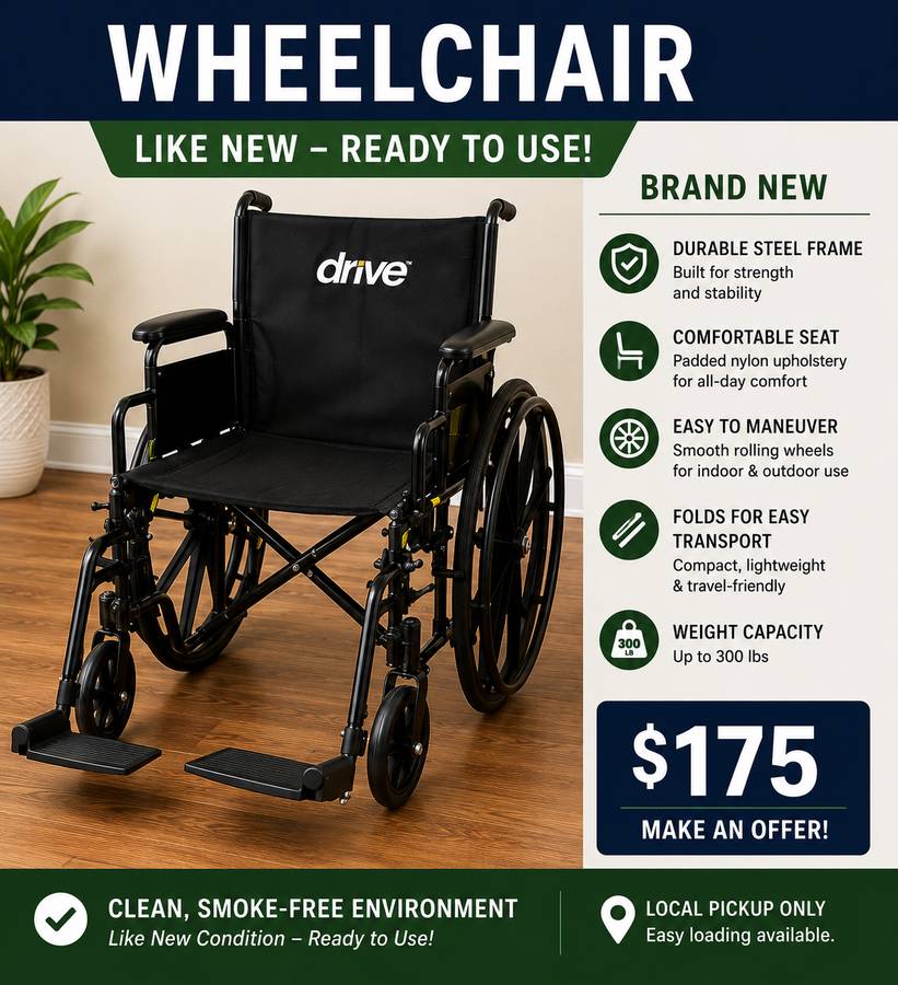 Drive Wheelchair Brand New