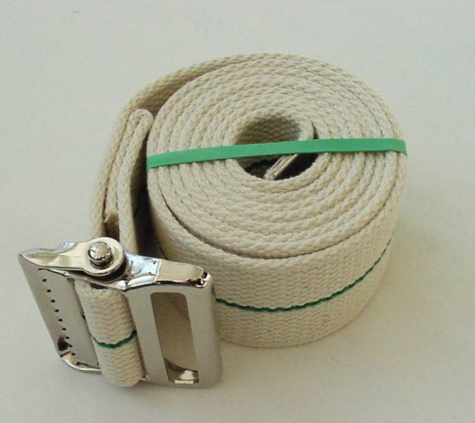 66" GAIT BELT FOR PATIENT TRANSFER & WALKING LIFTAID; CHROME BUCKLE (North Olmsted)
