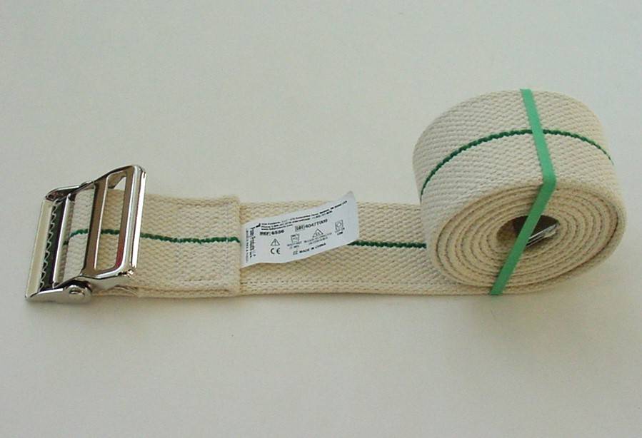 66" GAIT BELT FOR PATIENT TRANSFER & WALKING LIFTAID; CHROME BUCKLE (North Olmsted)