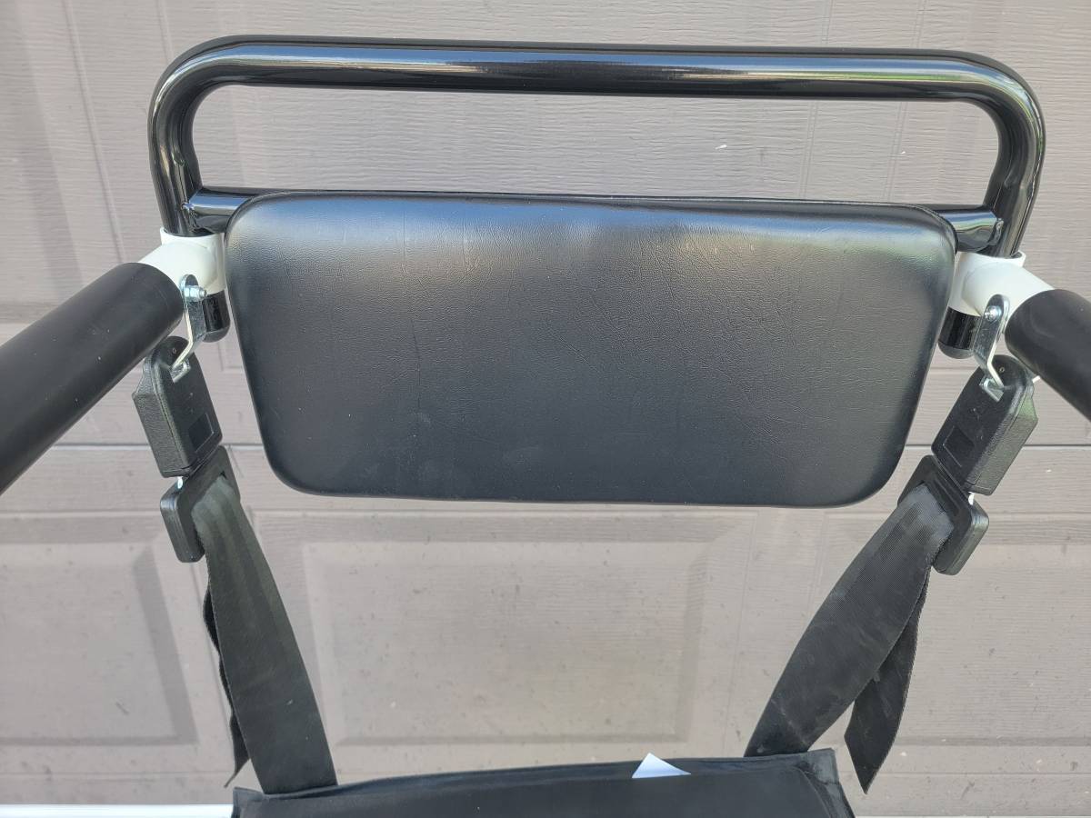 Wheelchair Toilet Shower Handicap Patient Lift Split Seat Transport