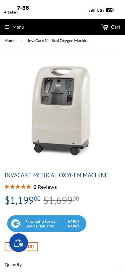 Invacare HomeFill II Oxygen Compressor System